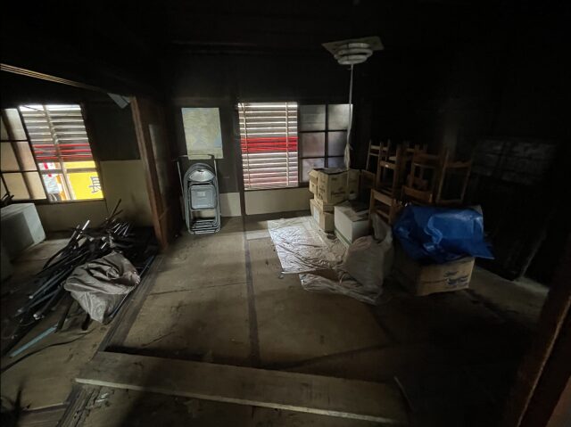 リノベーション前の商店街の写真